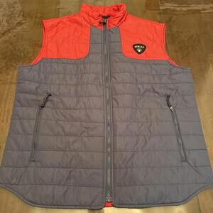 Howler Bros Brothers Blue/Red Merlin Insulated Puffer Vest Men's Size XL